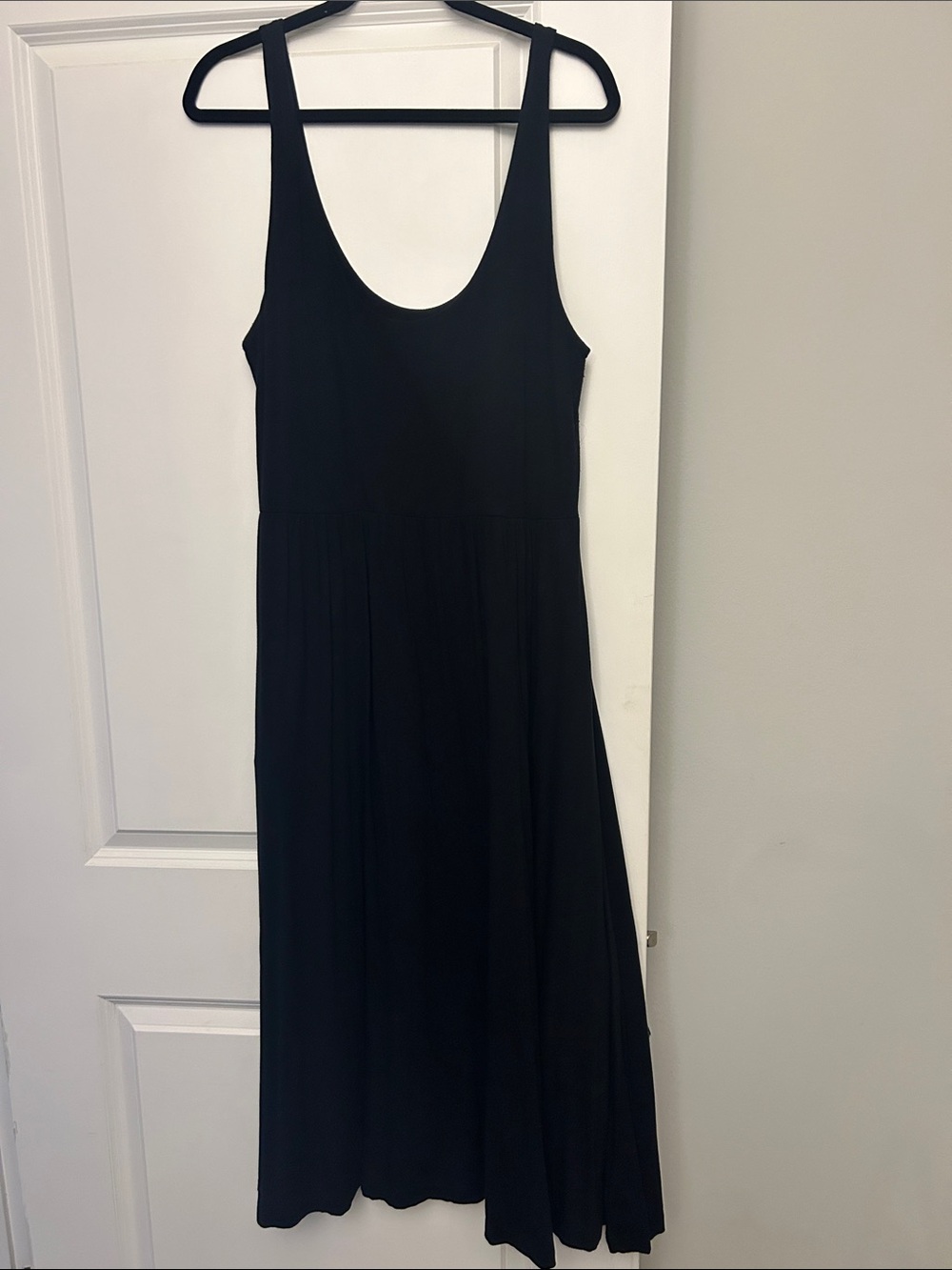 a new day Black Scoop-Neck Maxi Dress